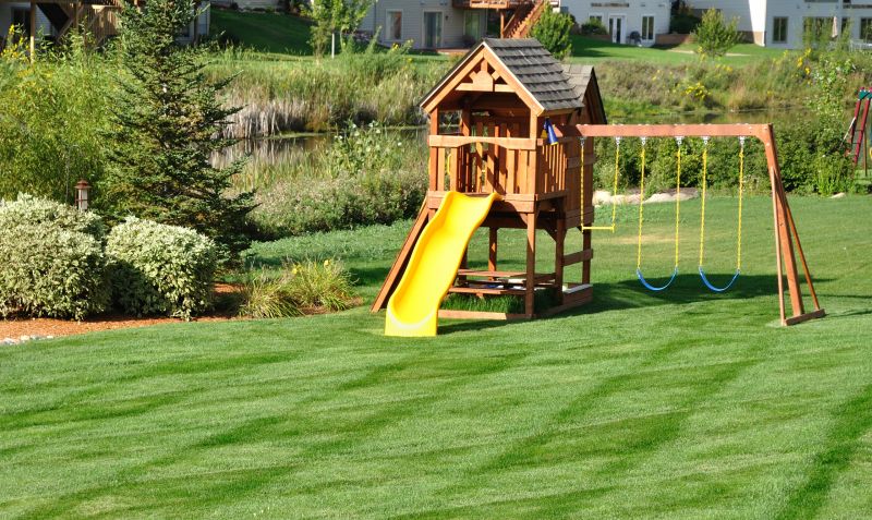 Wooden Swing Set Installation in Denver County, CO