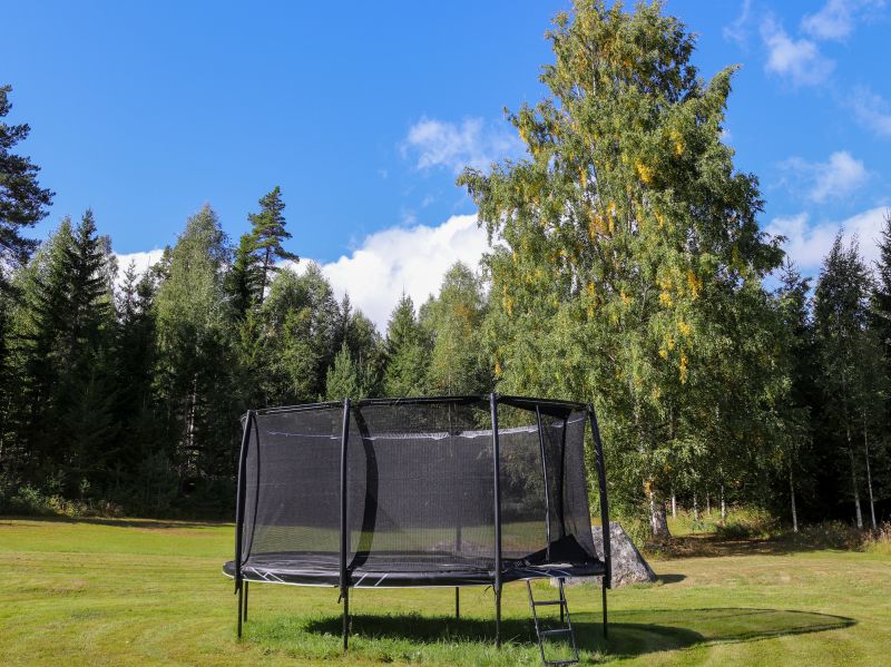 in ground trampoline installation