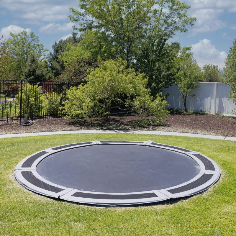 In Ground Trampoline Installation
