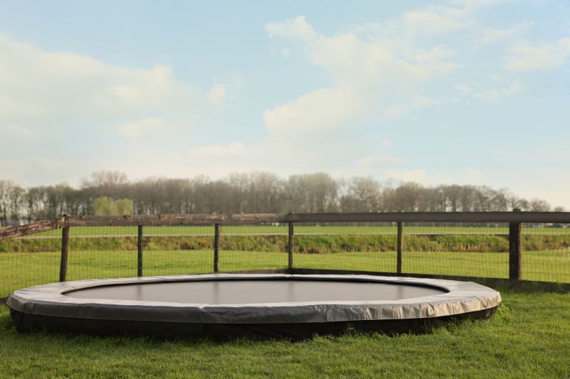 In Ground Trampoline Installation