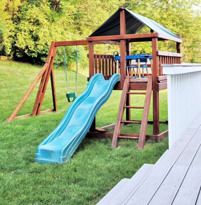Wooden Playset Installation in Alpharetta, GA