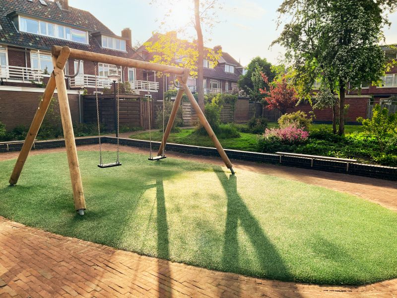 Wooden Swing Set Installation in Alpharetta, GA