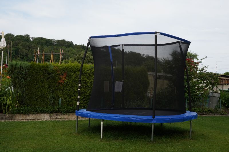 in ground trampoline installation