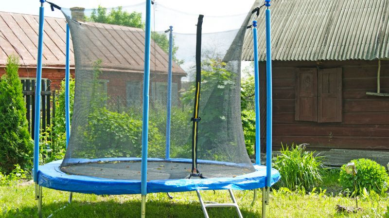 in ground trampoline installation
